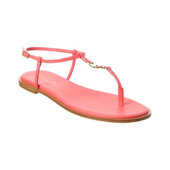 Dior C'est Dior Leather Sandal, Orange - Picture 1 of 5